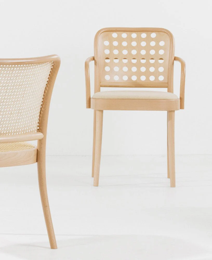 822 Bentwood Armchair/Upholstered Seat by Ton - Image 2