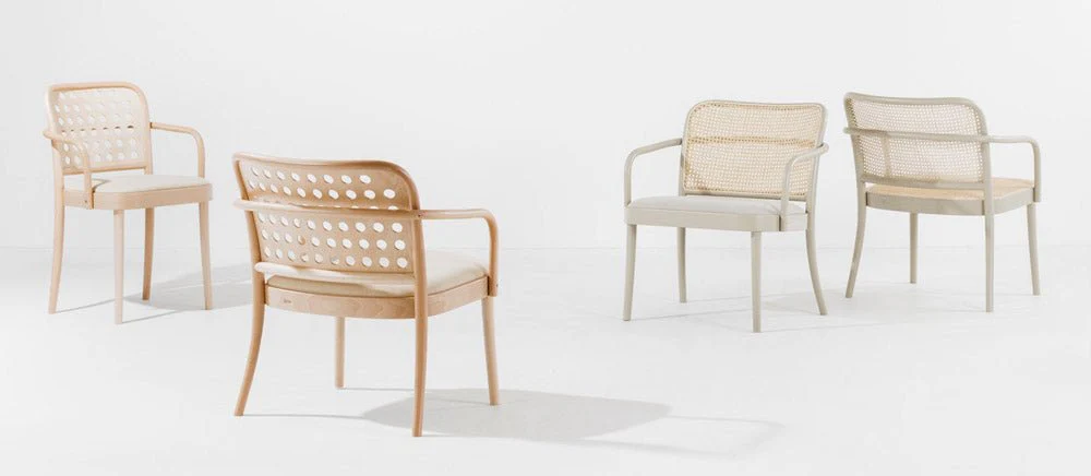 822 Bentwood Lounge Armchair / Upholstered Seat by Ton - Image 10