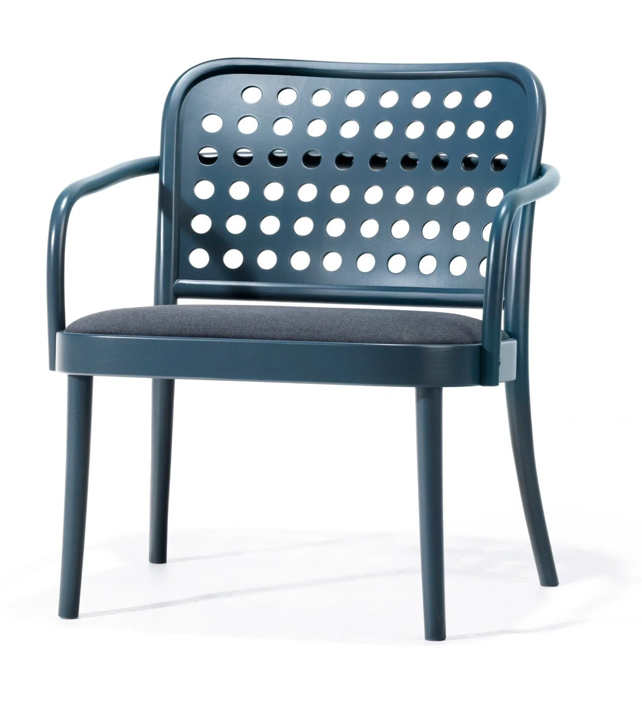 822 Bentwood Lounge Armchair / Upholstered Seat by Ton - Image 2