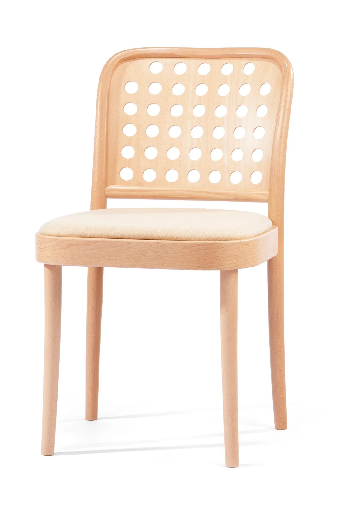 822 Bentwood Side Chair / Upholstered Seat by Ton