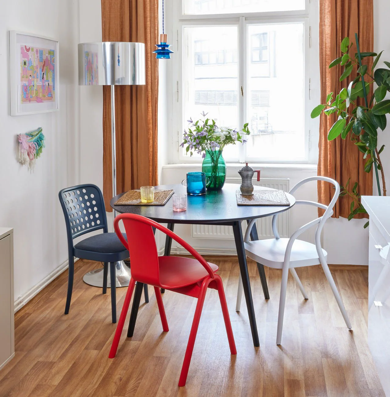 822 Bentwood Side Chair / Upholstered Seat by Ton - Image 10