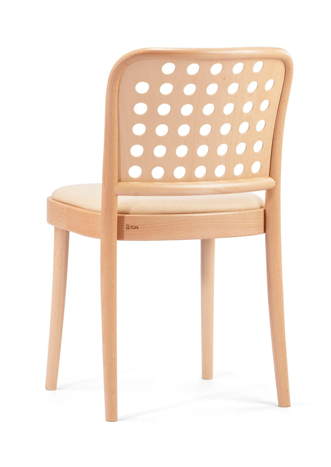 822 Bentwood Side Chair / Upholstered Seat by Ton - Image 2