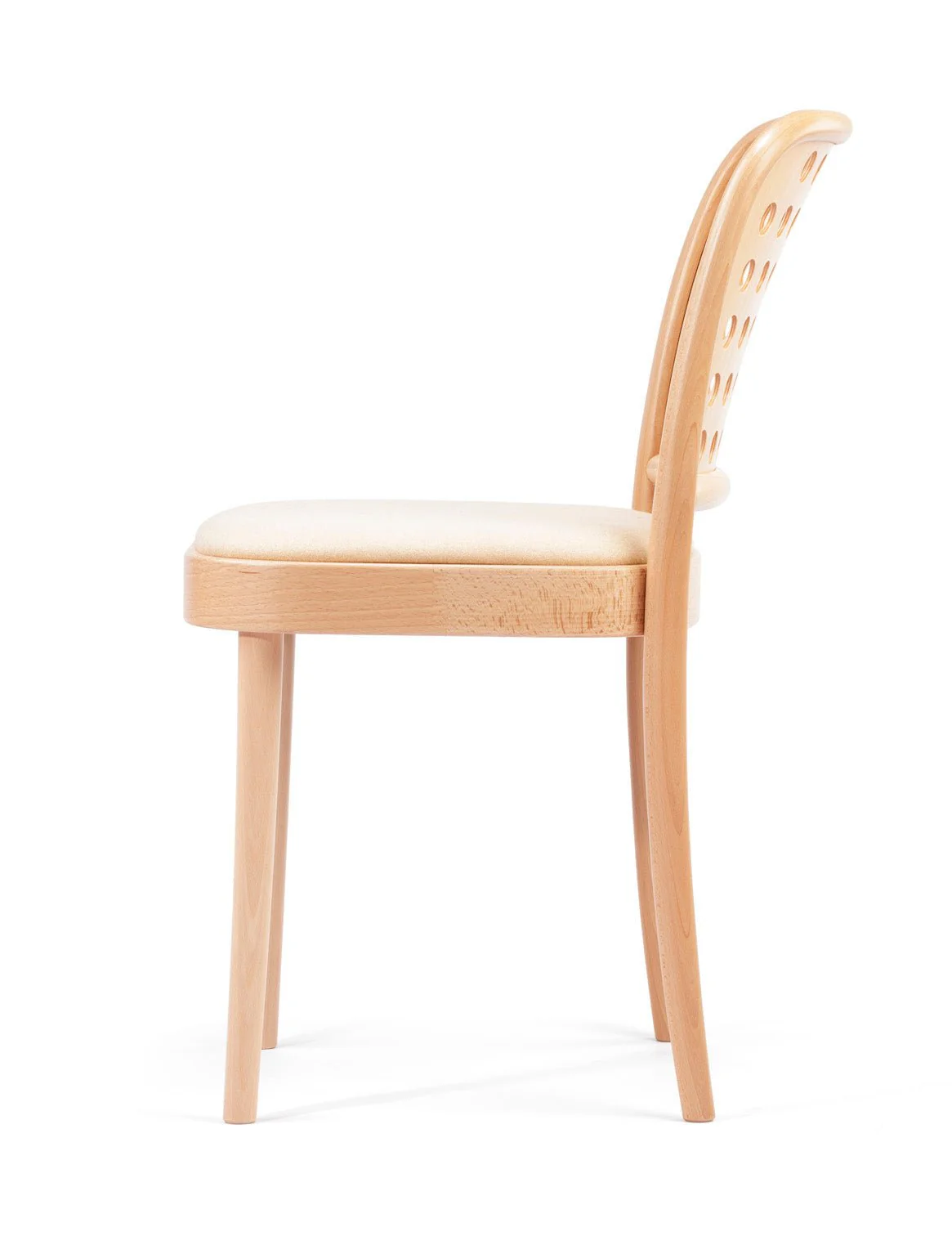 822 Bentwood Side Chair / Upholstered Seat by Ton - Image 3