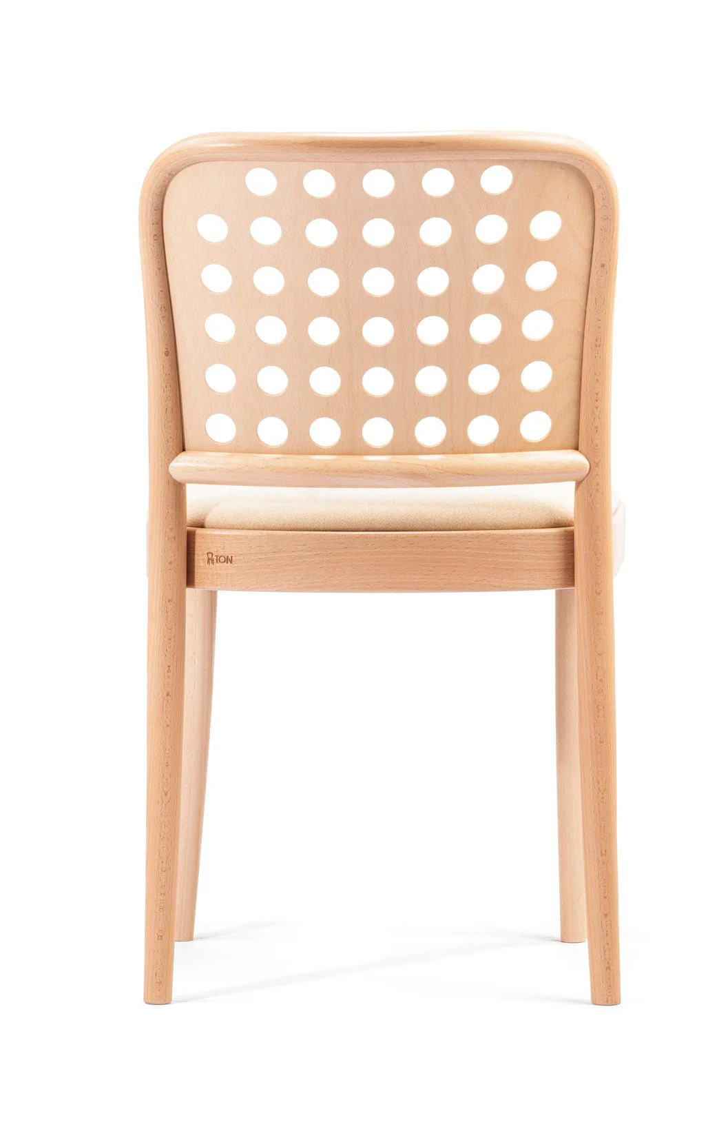 822 Bentwood Side Chair / Upholstered Seat by Ton - Image 4