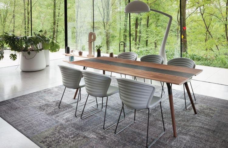 Salt and Pepper Dining Table (828.05) by Tonon - Image 4