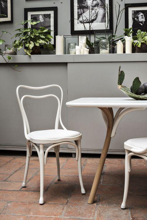 Adolf Loos Cafe Museum Bentwood Side Chair (Upholstered) by GTV - Image 5