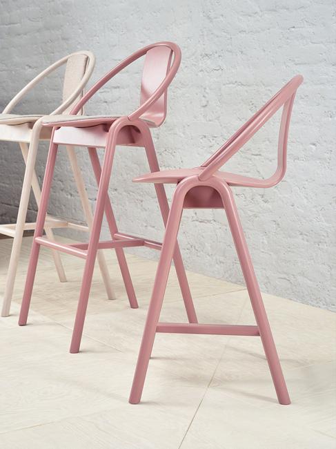 Again Bentwood Stool by Ton - Image 26