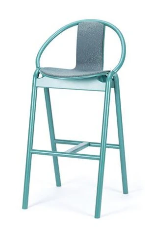 Again Bentwood Stool by Ton - Image 6