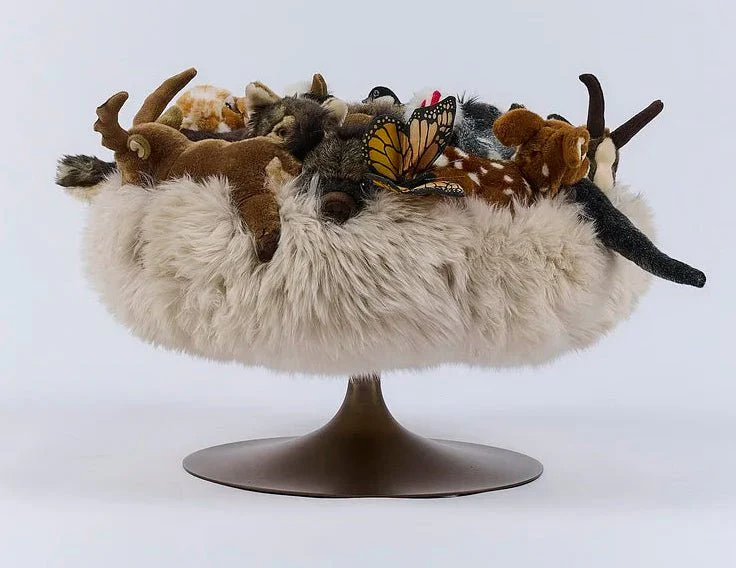 Alpine Pouf by AP Collection