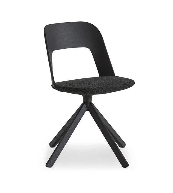 Arco S210 Upholstered Seat Side Chair by Lapalma