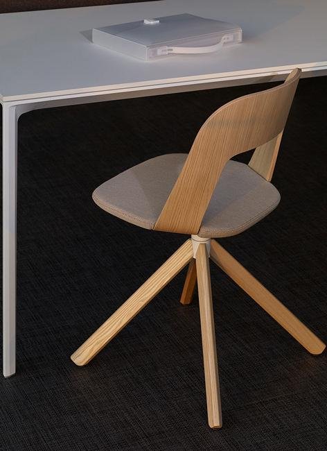 Arco S210 Upholstered Seat Side Chair by Lapalma - Image 3