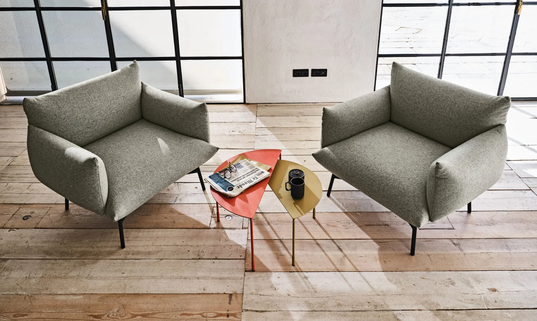 Area Lounge Chair P_BR M TS by Midj - Image 9