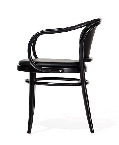 August Thonet No. 33 Bentwood Chair by Ton - Upholstered Seat and Back - Image 4
