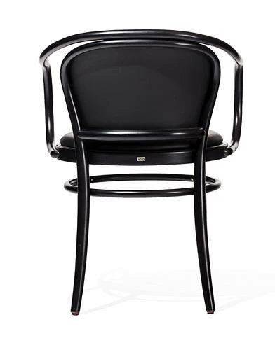 August Thonet No. 33 Bentwood Chair by Ton - Upholstered Seat and Back - Image 5