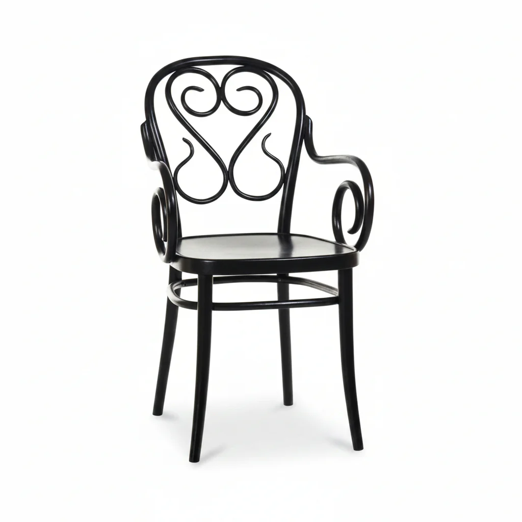 August Thonet No. 4 Bentwood Armchair by Ton