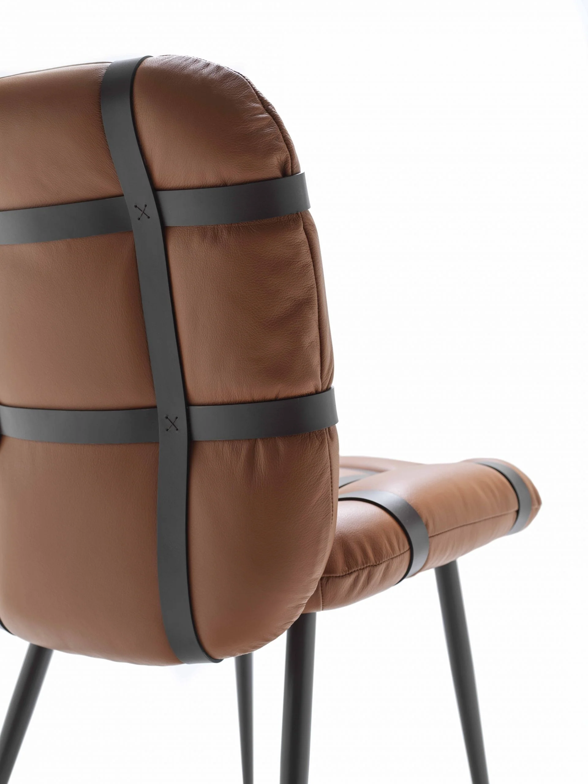 Avion Leather Dining Chair by Fasem - Image 4
