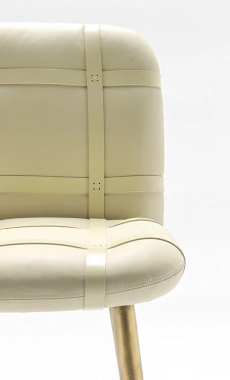Avion Leather Stool by Fasem - Image 3
