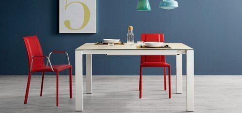 Badu Dining Table (Melamine Top) by Midj - Image 3