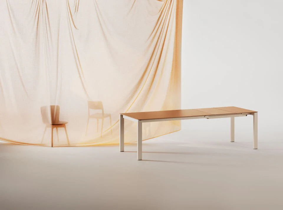 Badu Dining Table (Melamine Top) by Midj - Image 6