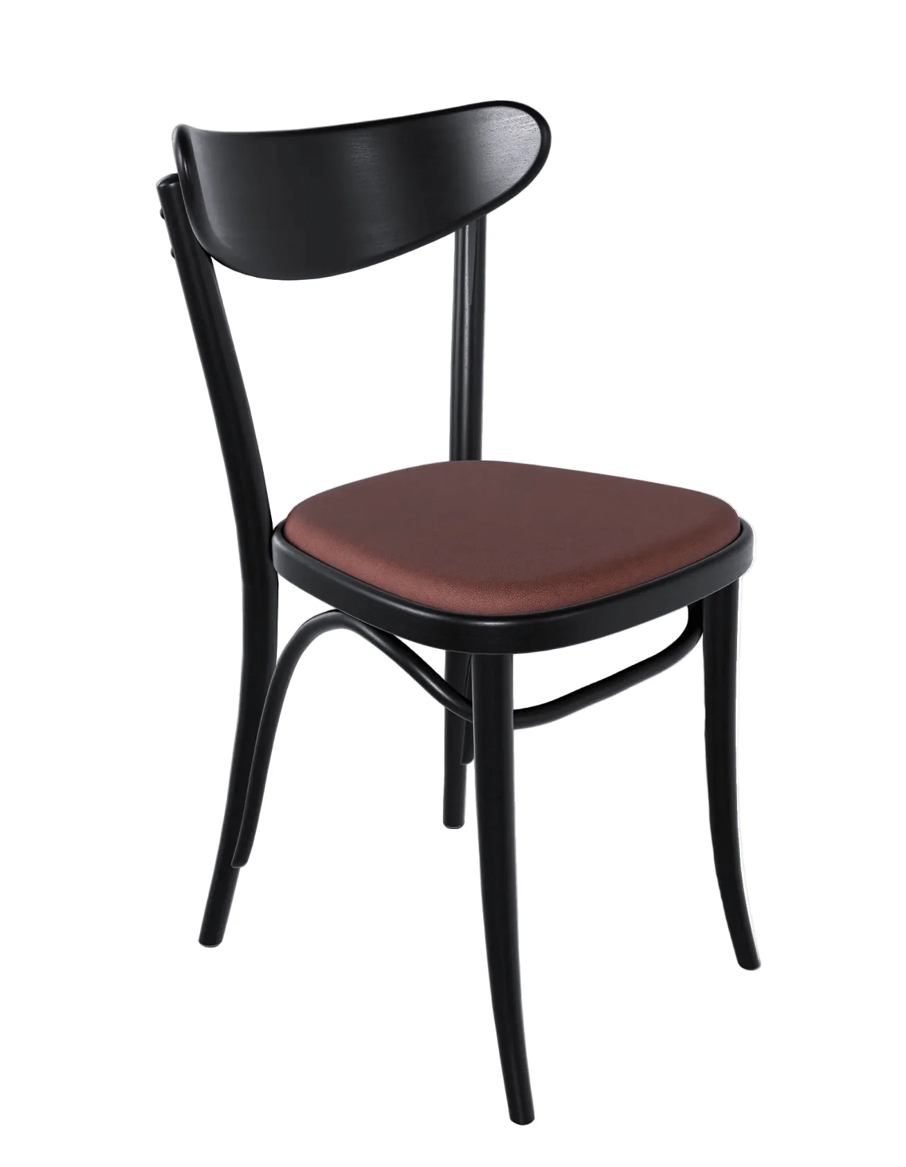 Banana Bentwood Chair (Upholstered) by Ton - Image 9