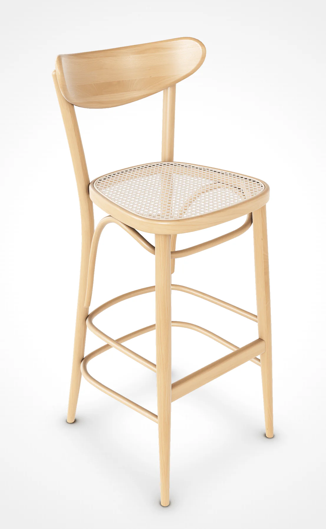 Banana Bentwood Stool by Ton - Image 3