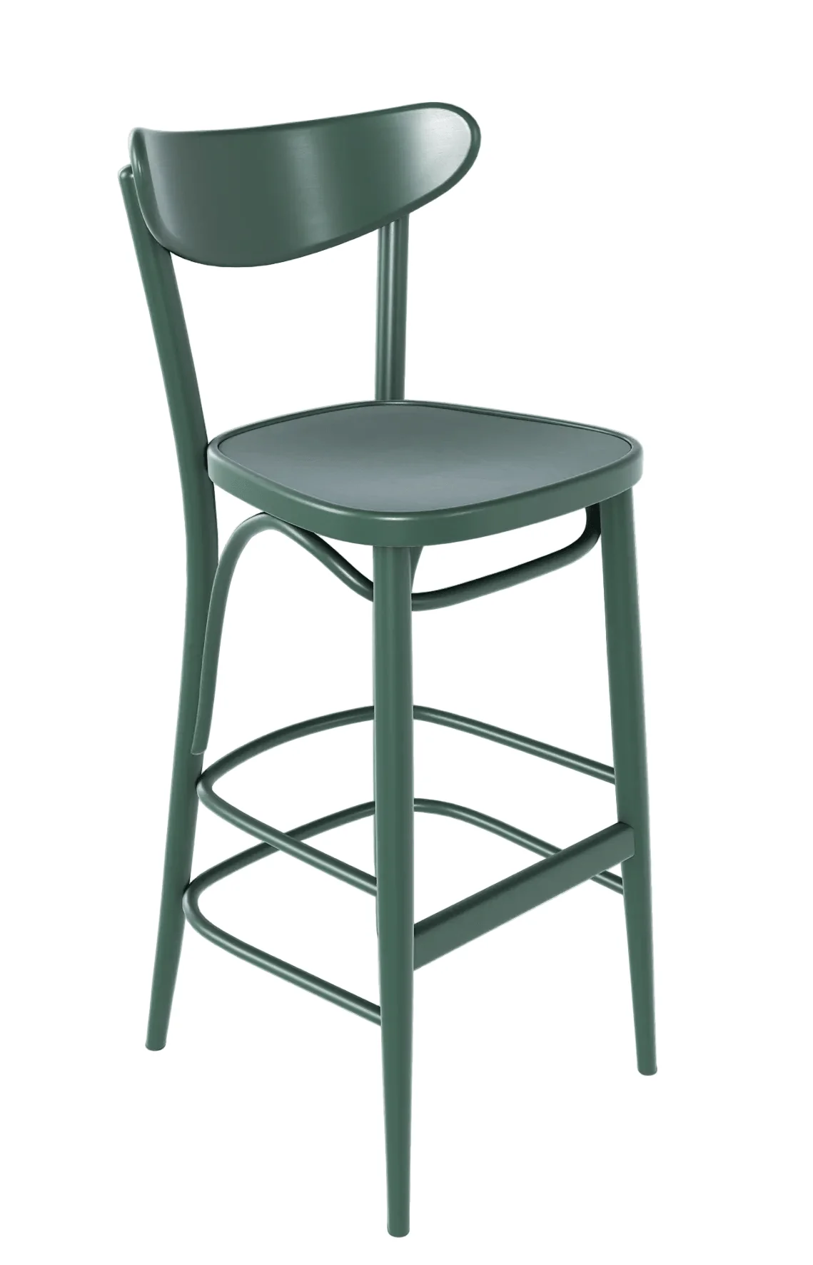 Banana Bentwood Stool by Ton - Image 4