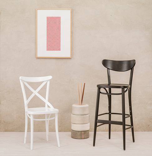 Banana Bentwood Stool by Ton - Image 7