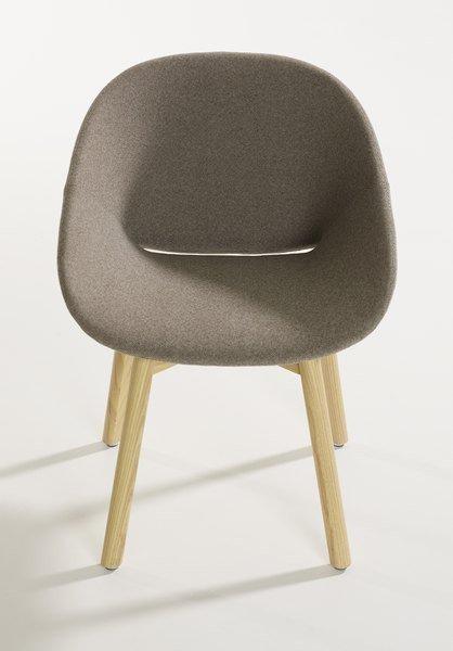 Beso 4 Wood Leg Armchair by Artifort - Image 4