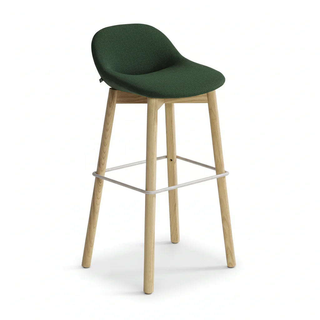 Beso Wooden Leg Stool by Artifort