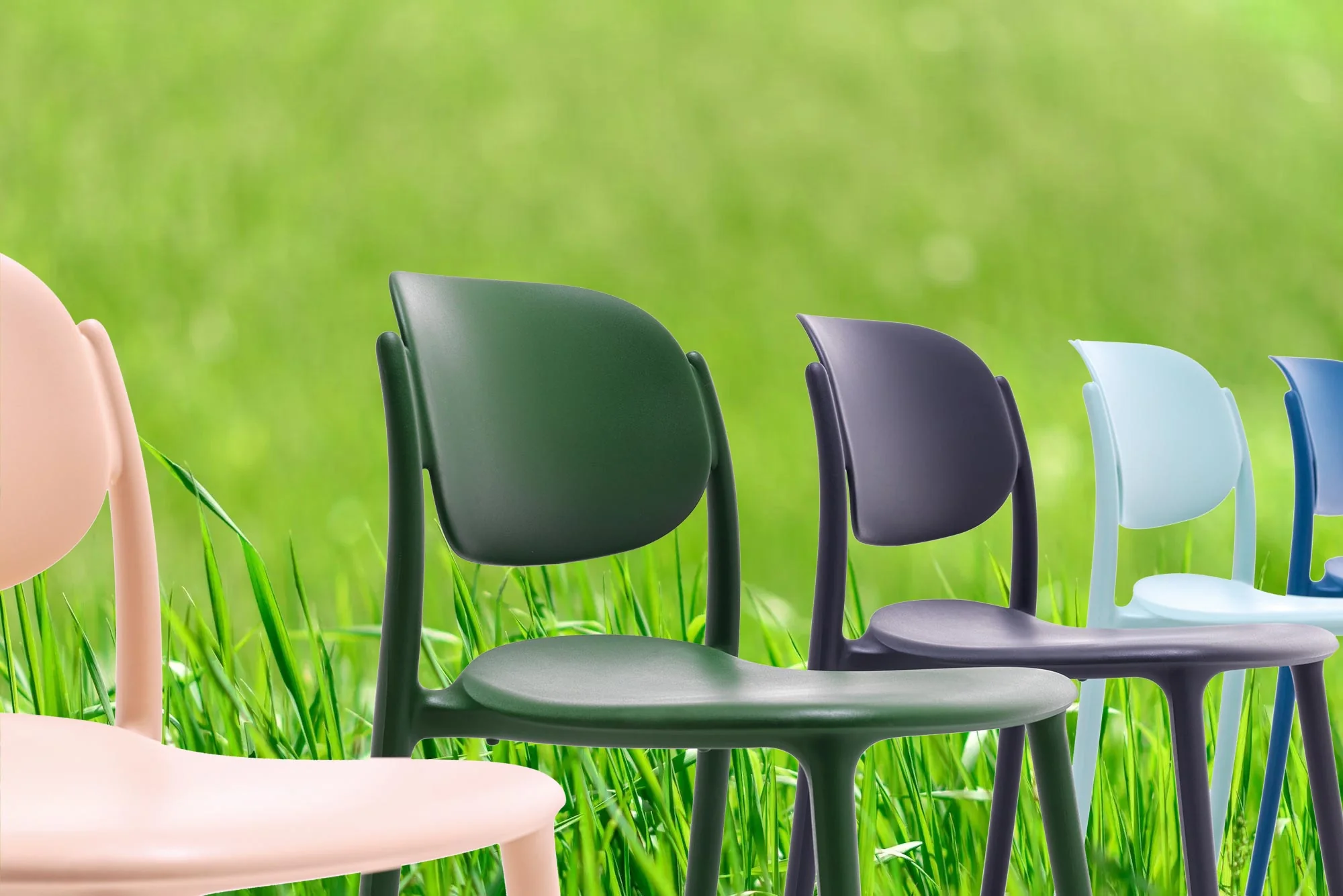Boy Stackable Chair by Green - Image 2