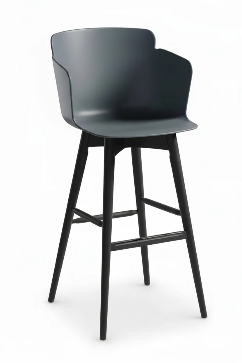 Calla LR PP Stool with Arms by Midj
