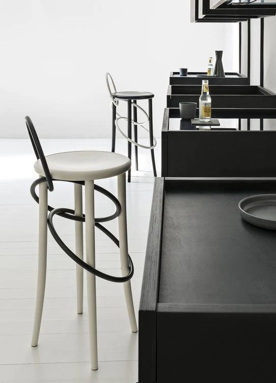 Cirque Two Tone Bentwood Stool by GTV - Image 3