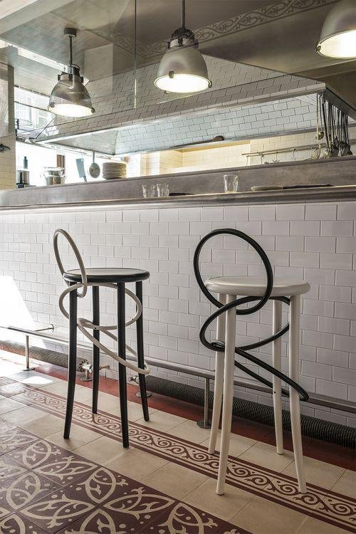 Cirque Two Tone Bentwood Stool by GTV - Image 5