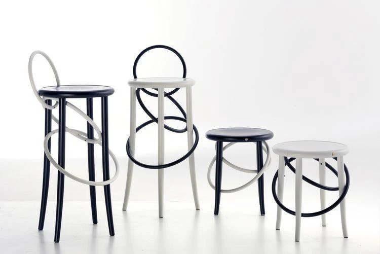 Cirque Two Tone Bentwood Stool by GTV - Image 9