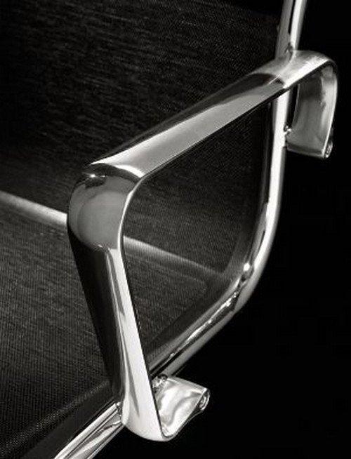 Classic Aluminum Executive Chair - Mesh Seat - Image 3