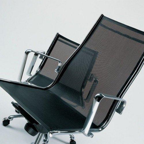 Classic Aluminum Executive Chair - Mesh Seat - Image 5