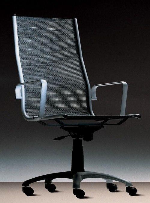 Classic Aluminum Executive Chair - Mesh Seat - Image 6