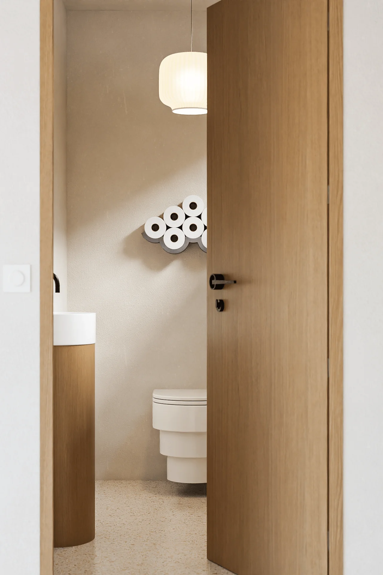 Cloud 545 Toilet Paper Dispenser by Lyon Beton - Image 13