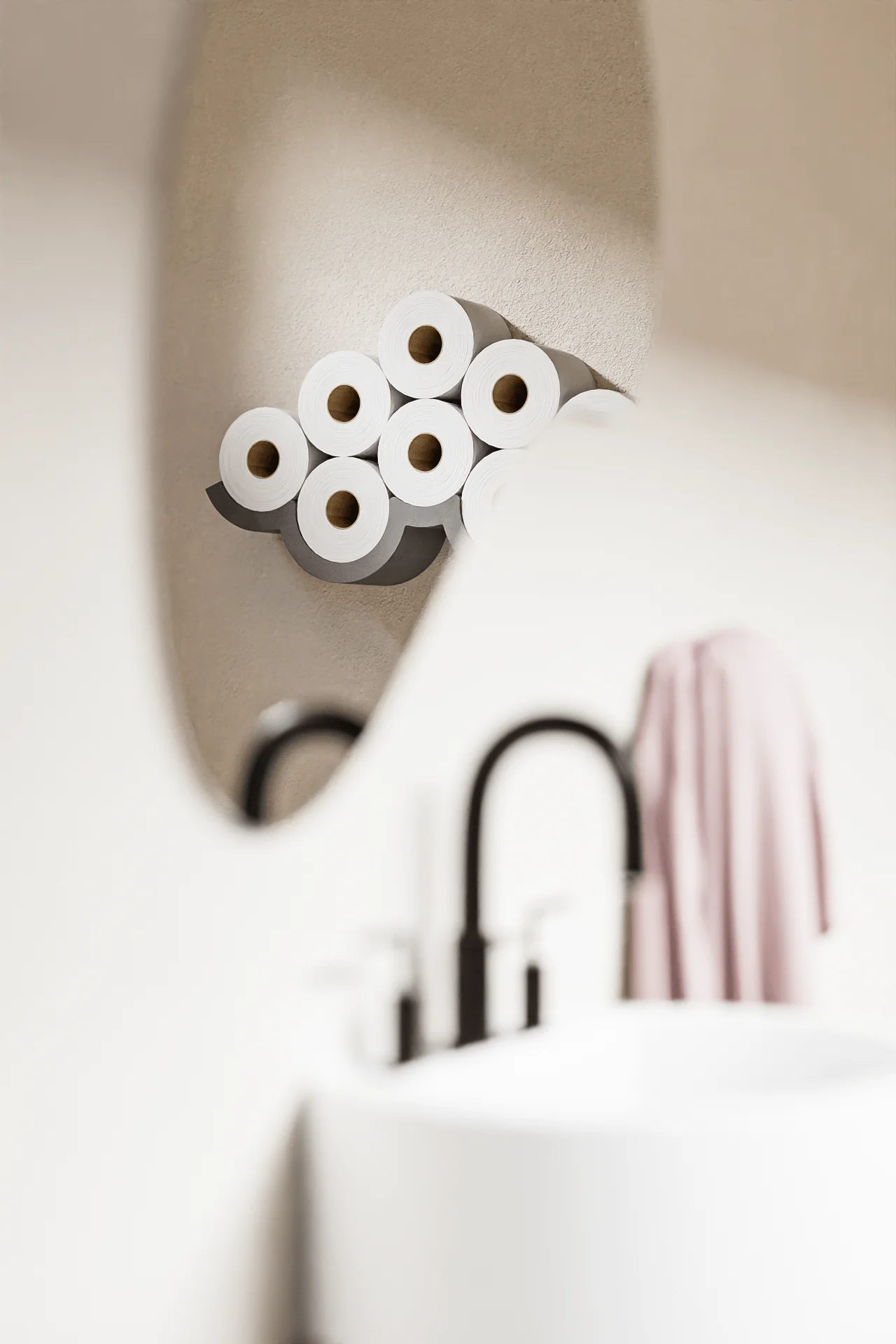 Cloud 545 Toilet Paper Dispenser by Lyon Beton - Image 16
