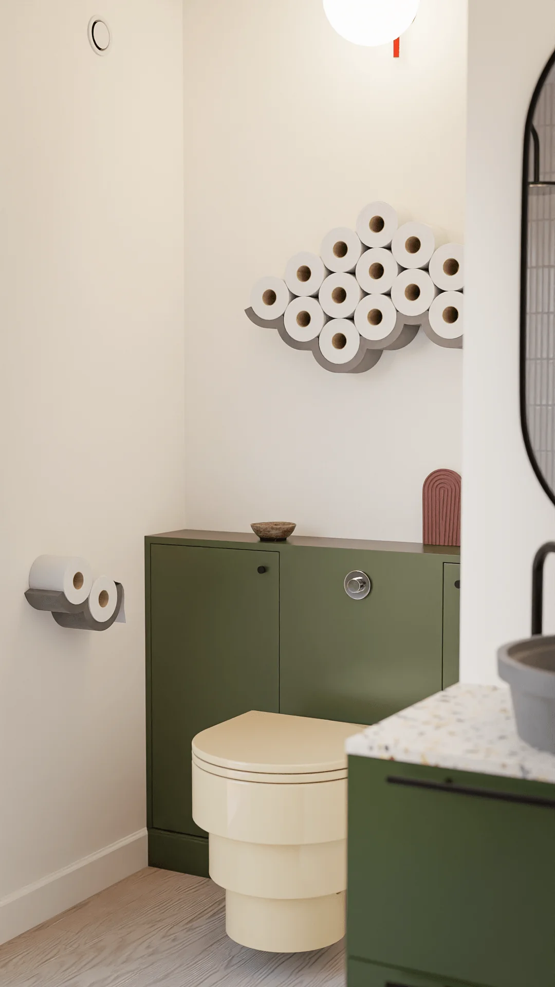 Cloud 745 Toilet Paper Dispenser by Lyon Beton - Image 8