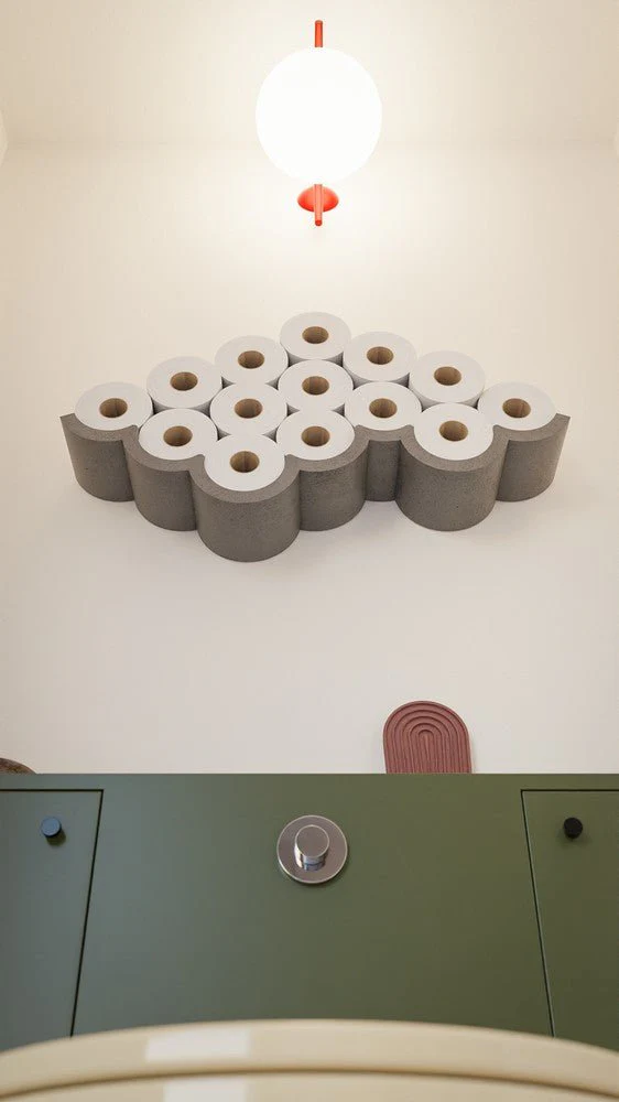 Cloud 745 Toilet Paper Dispenser by Lyon Beton - Image 9