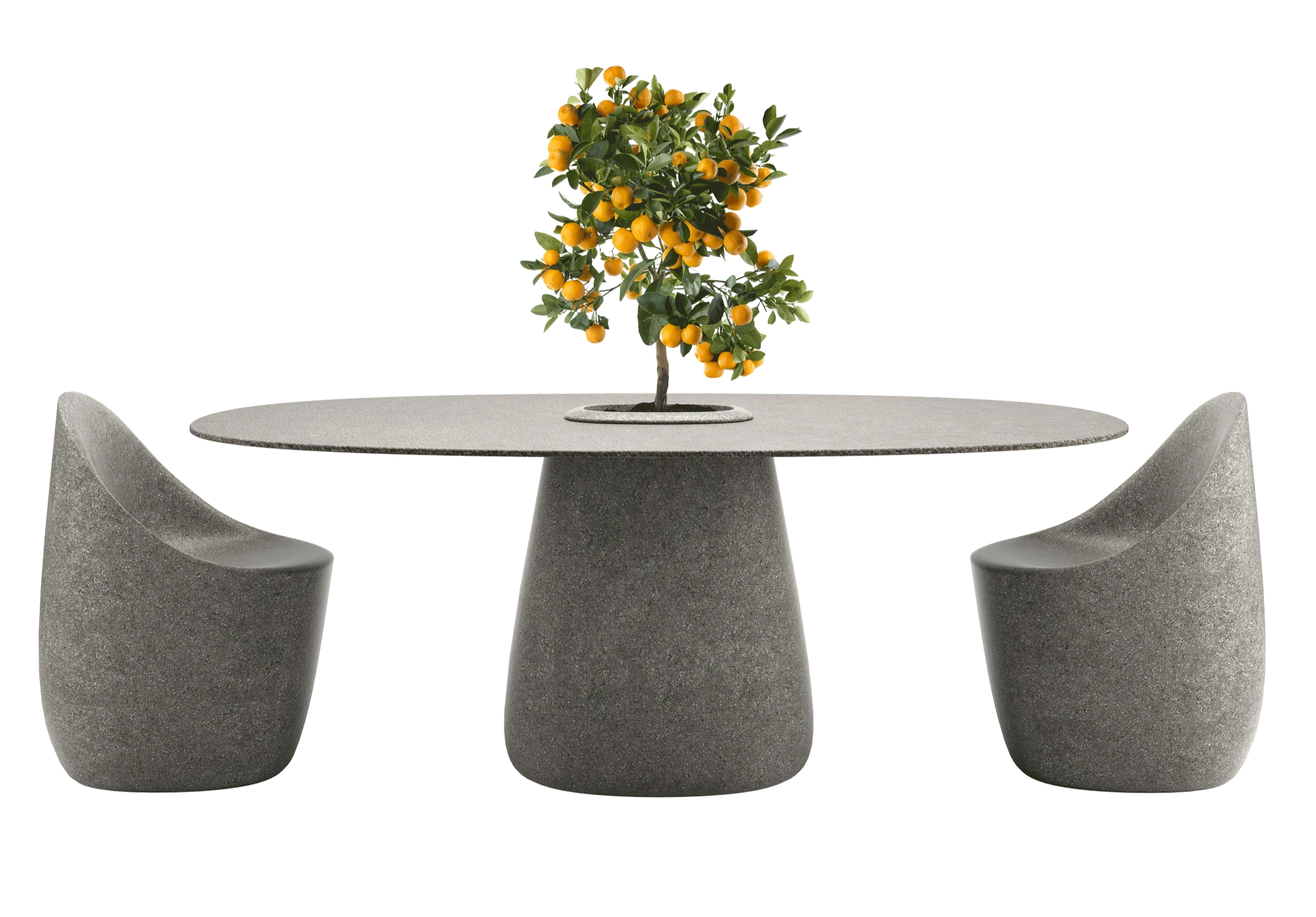 Cobble Dining Table with Stoneware Top by Qeeboo - Image 10