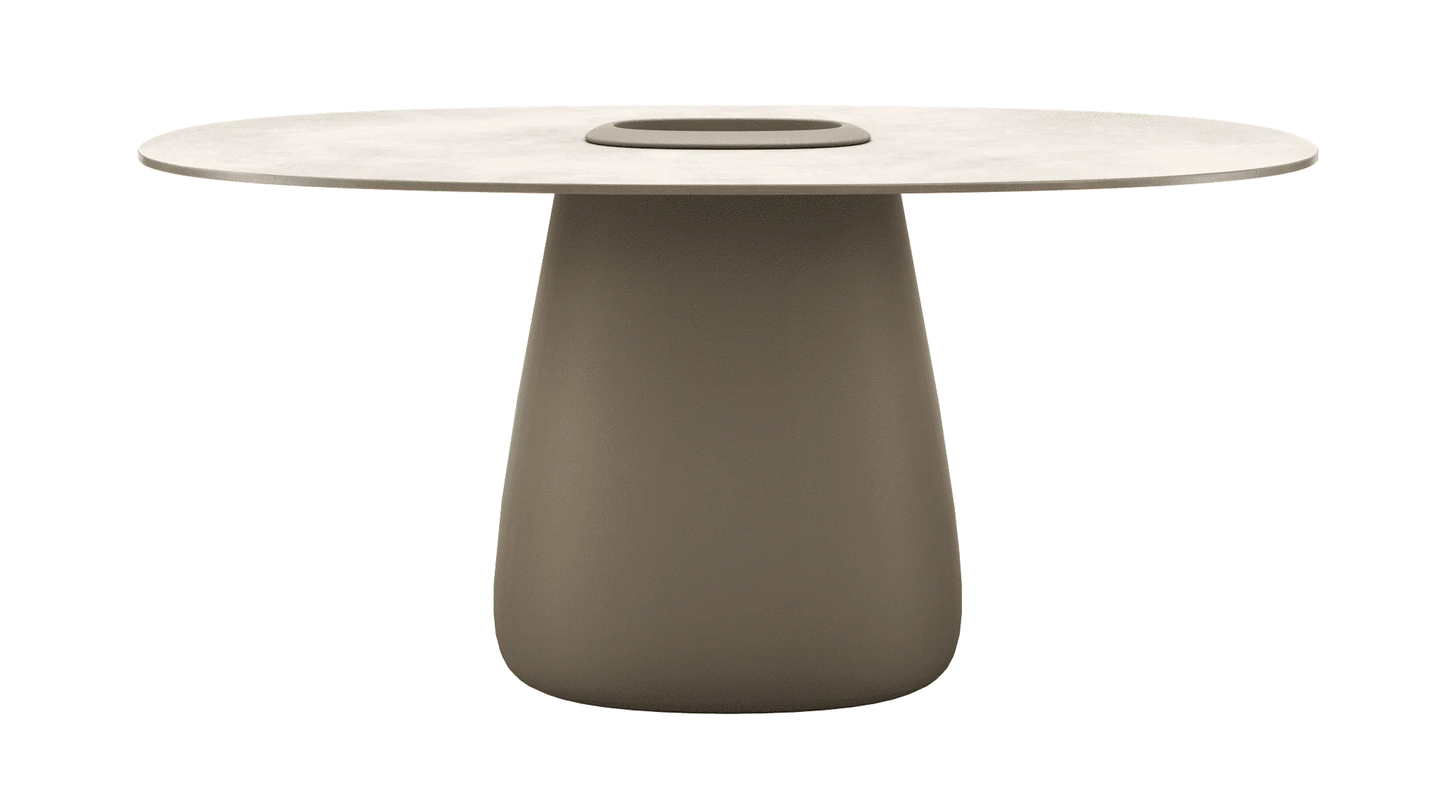 Cobble Dining Table with Stoneware Top by Qeeboo - Image 2