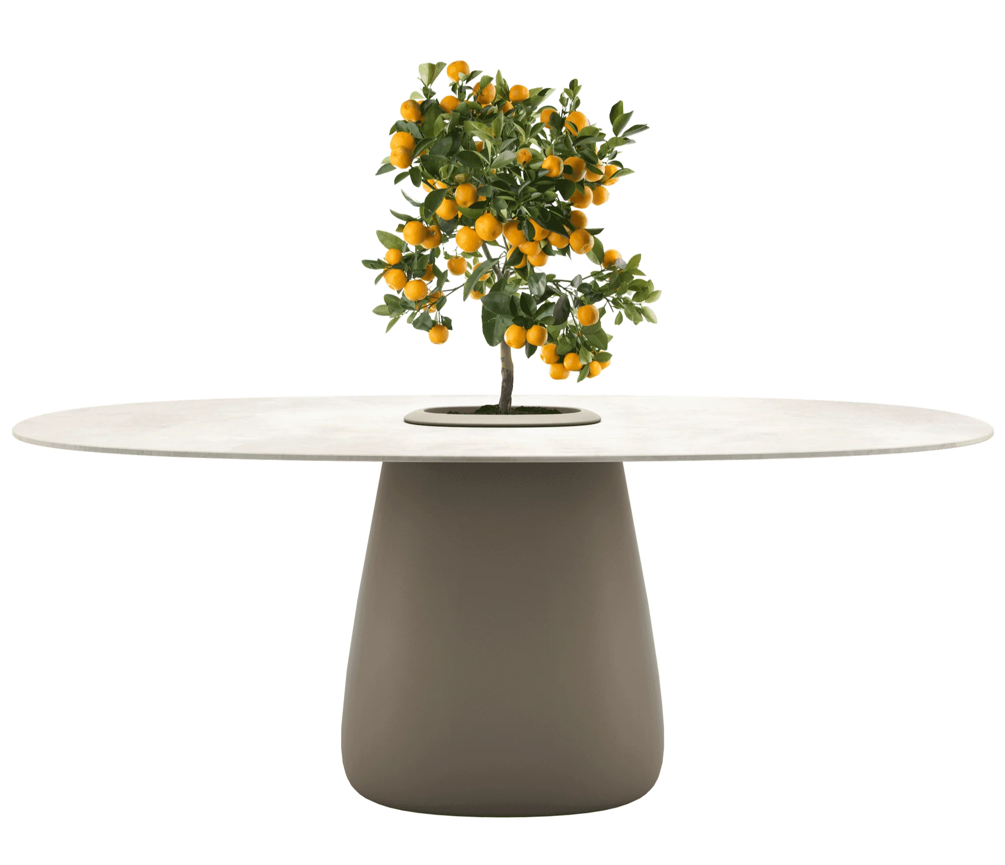 Cobble Dining Table with Stoneware Top by Qeeboo - Image 6