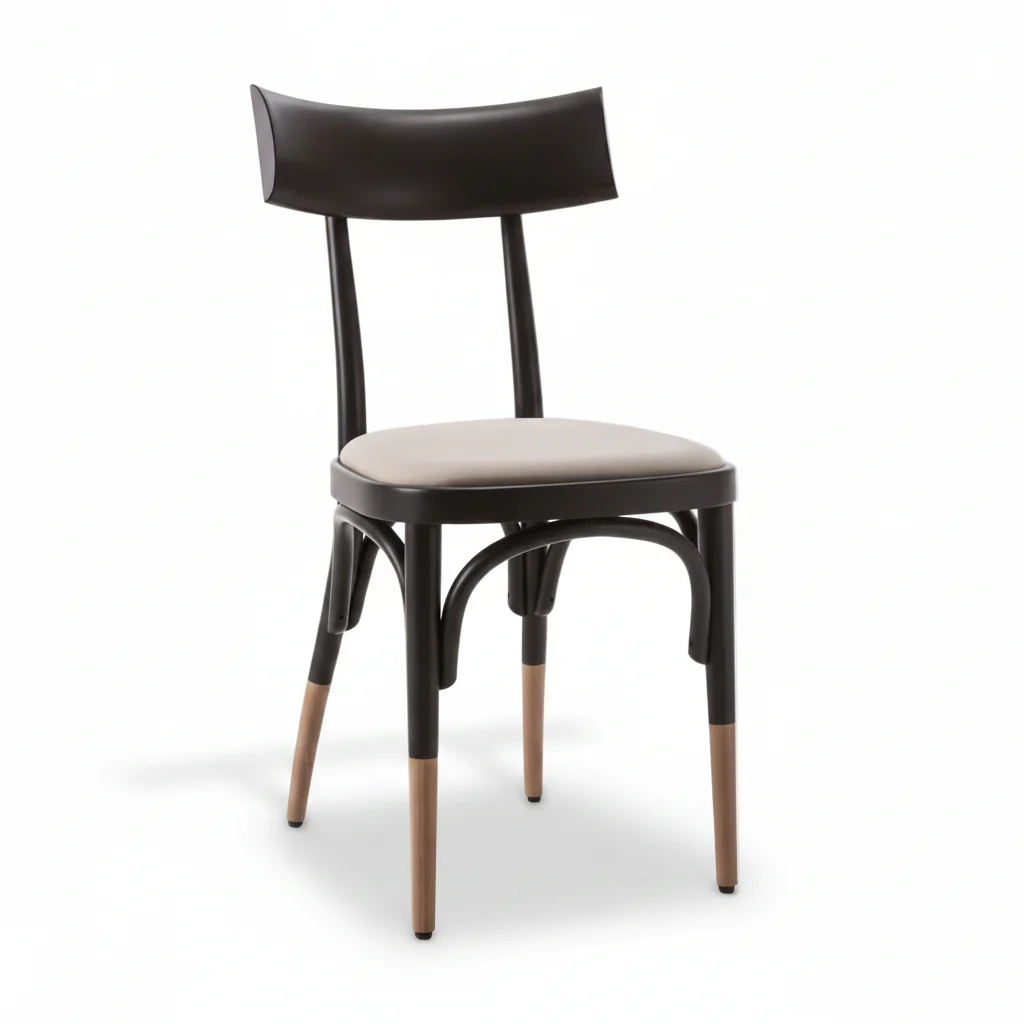 Czech Bentwood Side Chair (Upholstered) by GTV