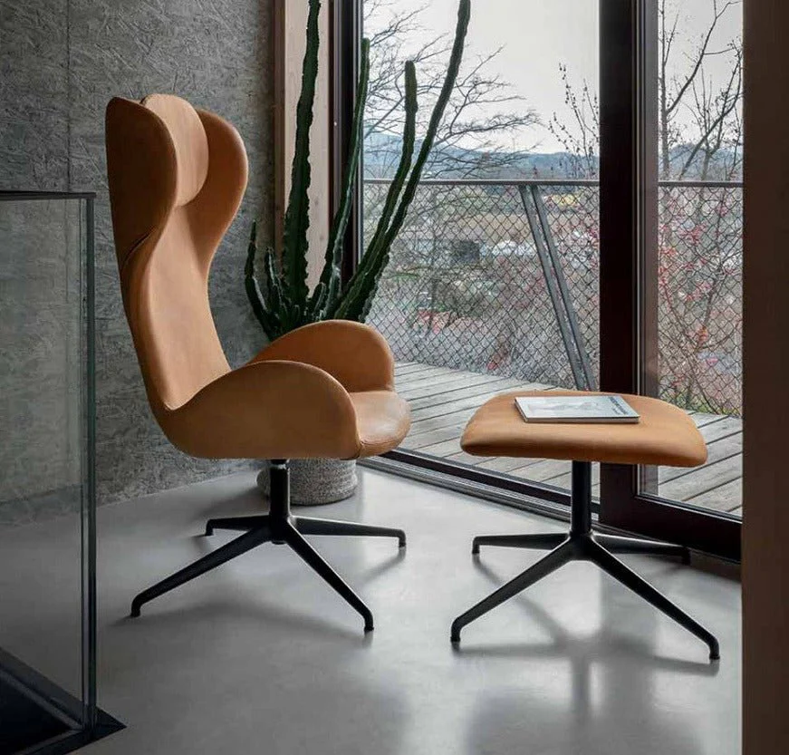 Dalia PE GX TS Swivel Lounge Chair by Midj - Image 3