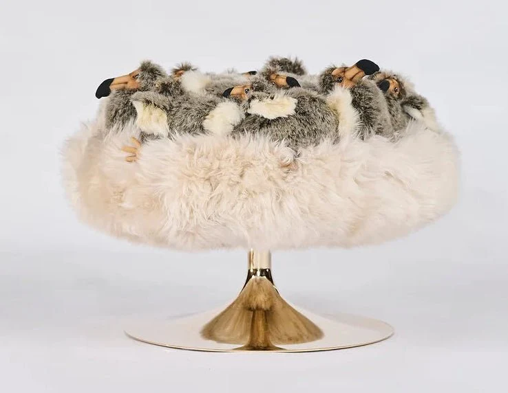 Dodo Pouf by AP Collection - Image 3