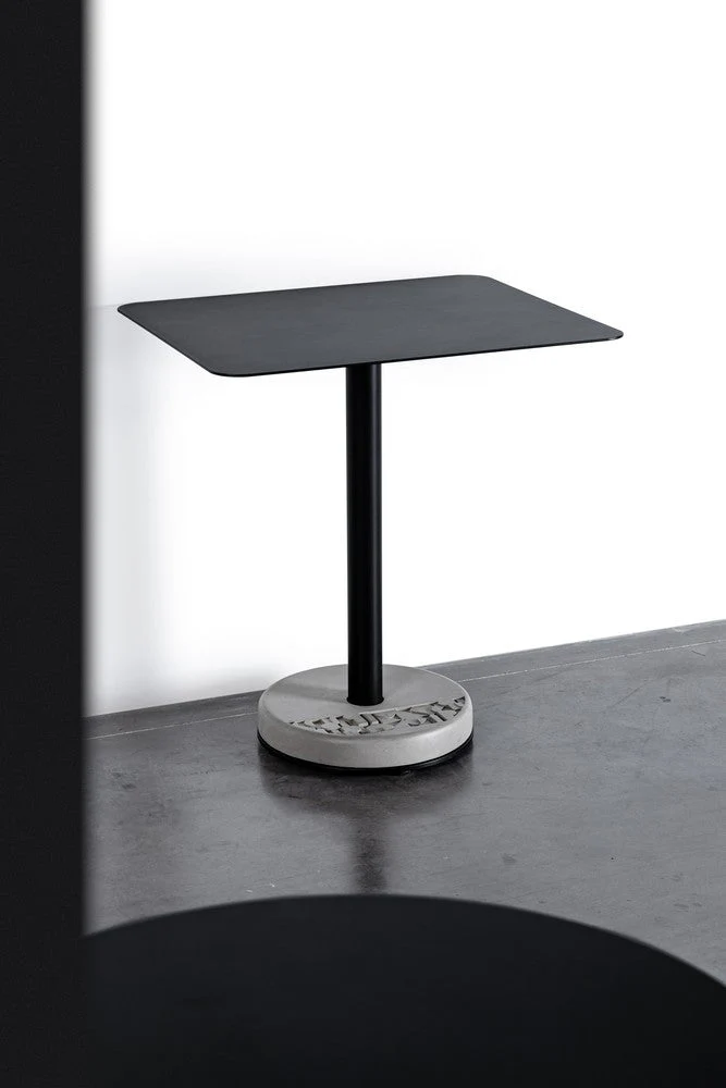 Donut Rectangular Bistro Table by Lyon Beton - Image 4