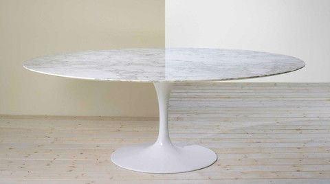 Eero Saarinen Dining Tulip Table - Oval Dining 50 x 88 Inch - Image 2