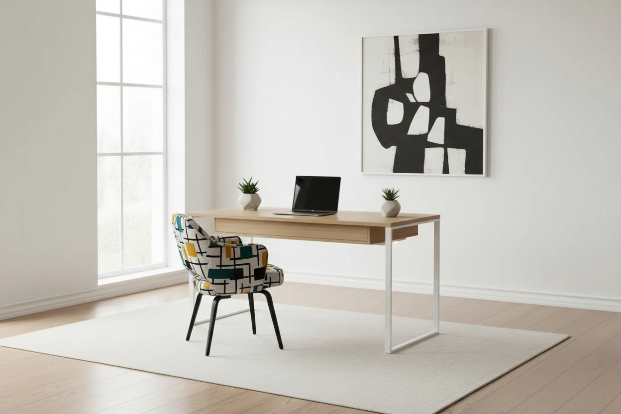 Eero Saarinen Executive Armchair - Wood Base - Image 2